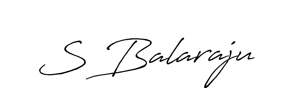 Design your own signature with our free online signature maker. With this signature software, you can create a handwritten (Antro_Vectra_Bolder) signature for name S Balaraju. S Balaraju signature style 7 images and pictures png