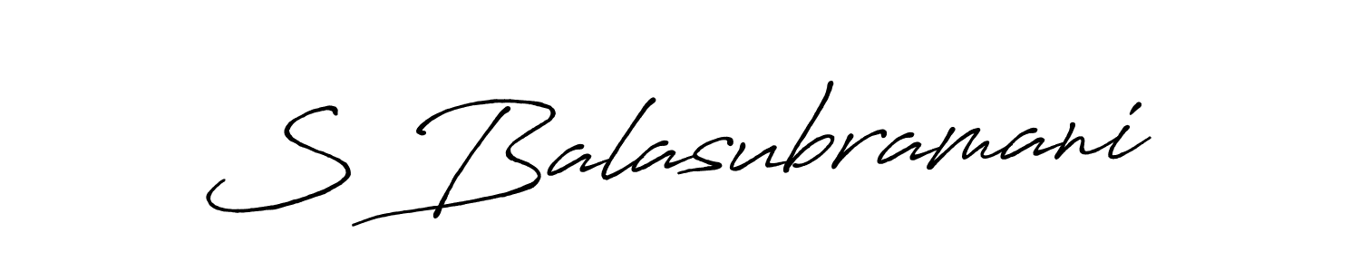 Also You can easily find your signature by using the search form. We will create S Balasubramani name handwritten signature images for you free of cost using Antro_Vectra_Bolder sign style. S Balasubramani signature style 7 images and pictures png