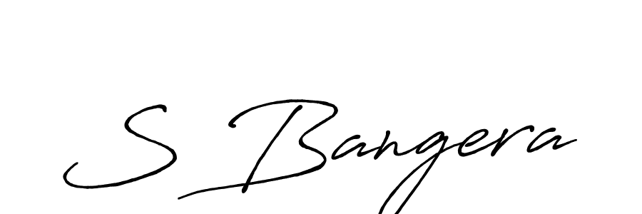 Also You can easily find your signature by using the search form. We will create S Bangera name handwritten signature images for you free of cost using Antro_Vectra_Bolder sign style. S Bangera signature style 7 images and pictures png