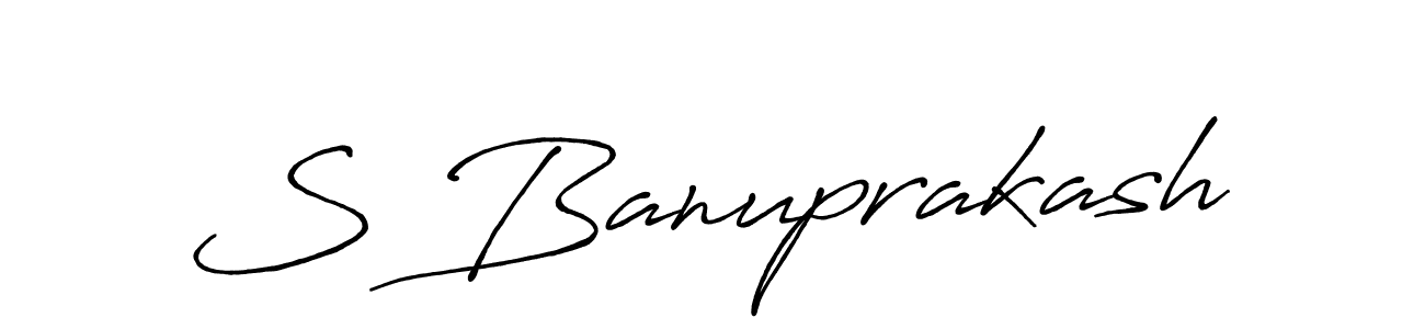 Make a short S Banuprakash signature style. Manage your documents anywhere anytime using Antro_Vectra_Bolder. Create and add eSignatures, submit forms, share and send files easily. S Banuprakash signature style 7 images and pictures png