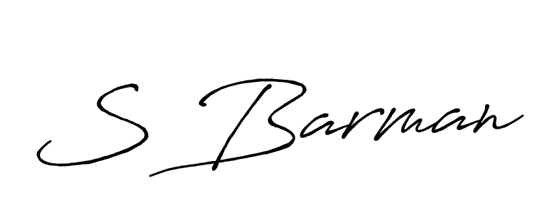 Best and Professional Signature Style for S Barman. Antro_Vectra_Bolder Best Signature Style Collection. S Barman signature style 7 images and pictures png