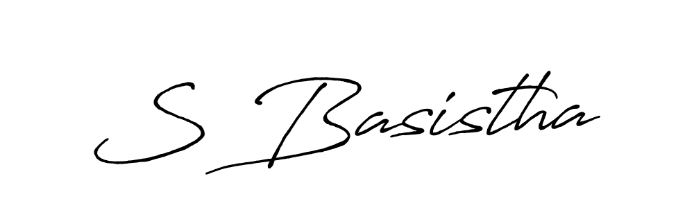 Make a beautiful signature design for name S Basistha. Use this online signature maker to create a handwritten signature for free. S Basistha signature style 7 images and pictures png