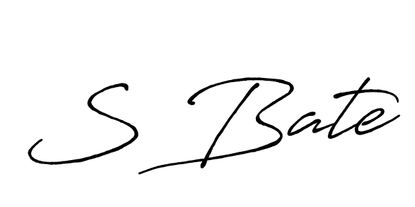Antro_Vectra_Bolder is a professional signature style that is perfect for those who want to add a touch of class to their signature. It is also a great choice for those who want to make their signature more unique. Get S Bate name to fancy signature for free. S Bate signature style 7 images and pictures png