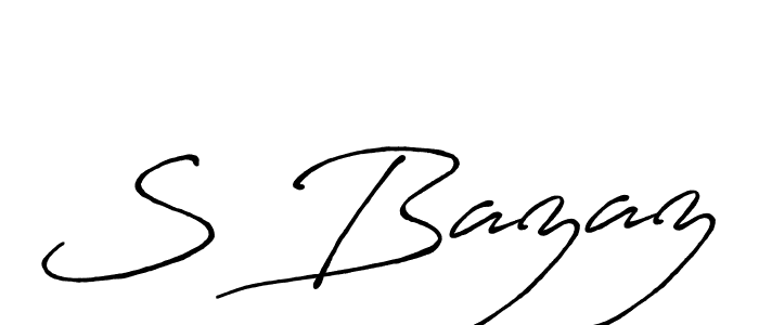 It looks lik you need a new signature style for name S Bazaz. Design unique handwritten (Antro_Vectra_Bolder) signature with our free signature maker in just a few clicks. S Bazaz signature style 7 images and pictures png