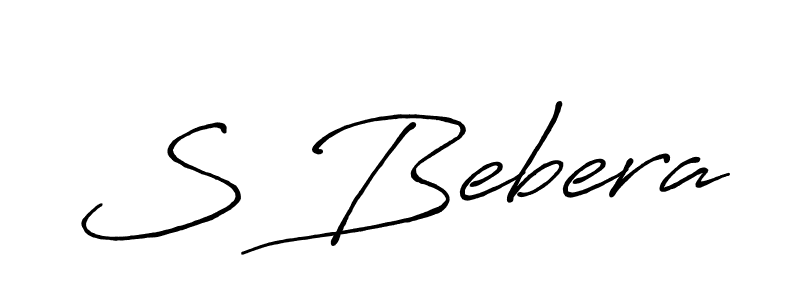 Similarly Antro_Vectra_Bolder is the best handwritten signature design. Signature creator online .You can use it as an online autograph creator for name S Bebera. S Bebera signature style 7 images and pictures png