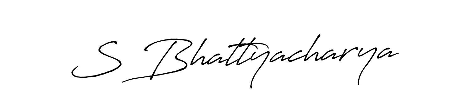 Also You can easily find your signature by using the search form. We will create S Bhattyacharya name handwritten signature images for you free of cost using Antro_Vectra_Bolder sign style. S Bhattyacharya signature style 7 images and pictures png