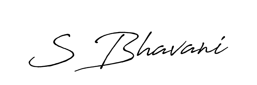 S Bhavani stylish signature style. Best Handwritten Sign (Antro_Vectra_Bolder) for my name. Handwritten Signature Collection Ideas for my name S Bhavani. S Bhavani signature style 7 images and pictures png