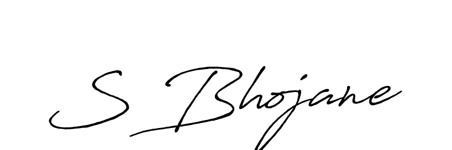 You should practise on your own different ways (Antro_Vectra_Bolder) to write your name (S Bhojane) in signature. don't let someone else do it for you. S Bhojane signature style 7 images and pictures png