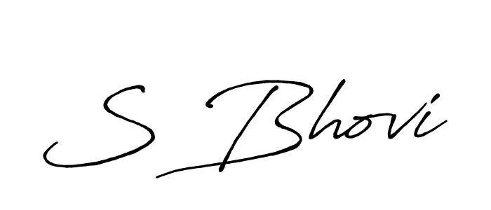 Similarly Antro_Vectra_Bolder is the best handwritten signature design. Signature creator online .You can use it as an online autograph creator for name S Bhovi. S Bhovi signature style 7 images and pictures png