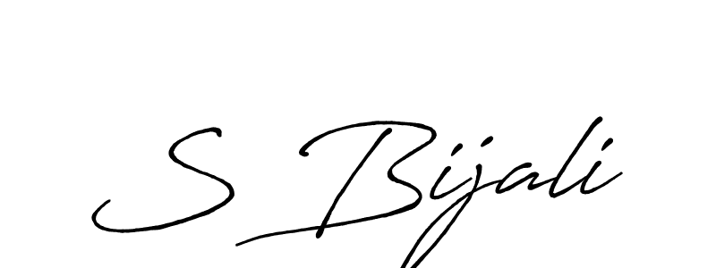 How to make S Bijali signature? Antro_Vectra_Bolder is a professional autograph style. Create handwritten signature for S Bijali name. S Bijali signature style 7 images and pictures png
