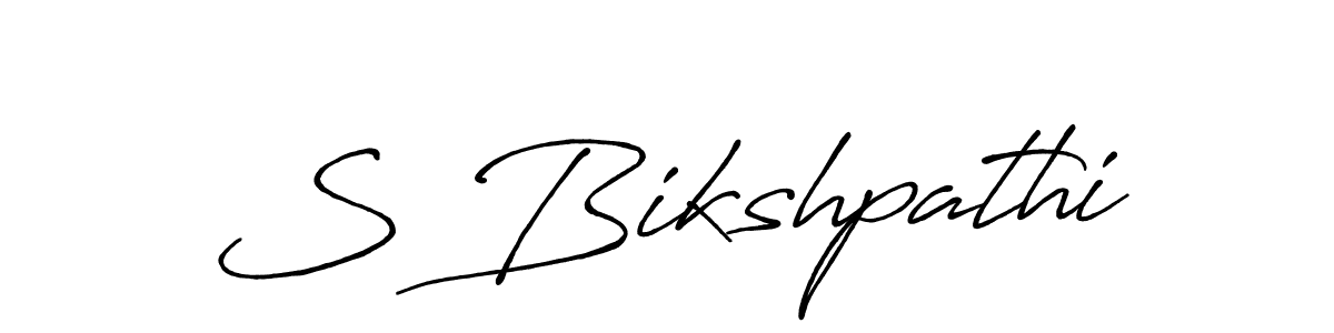 How to Draw S Bikshpathi signature style? Antro_Vectra_Bolder is a latest design signature styles for name S Bikshpathi. S Bikshpathi signature style 7 images and pictures png