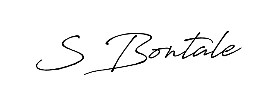 Also You can easily find your signature by using the search form. We will create S Bontale name handwritten signature images for you free of cost using Antro_Vectra_Bolder sign style. S Bontale signature style 7 images and pictures png