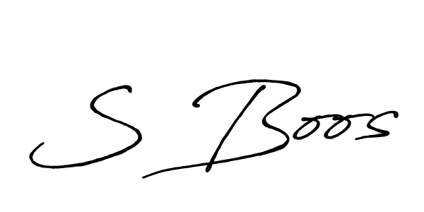 It looks lik you need a new signature style for name S Boos. Design unique handwritten (Antro_Vectra_Bolder) signature with our free signature maker in just a few clicks. S Boos signature style 7 images and pictures png
