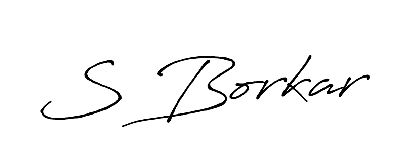 Also You can easily find your signature by using the search form. We will create S Borkar name handwritten signature images for you free of cost using Antro_Vectra_Bolder sign style. S Borkar signature style 7 images and pictures png