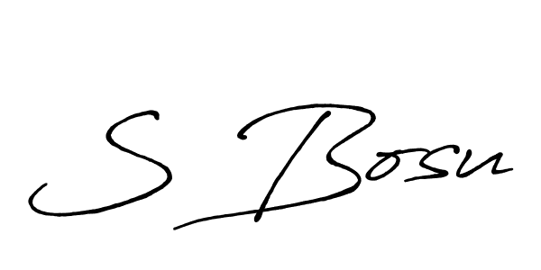 if you are searching for the best signature style for your name S Bosu. so please give up your signature search. here we have designed multiple signature styles  using Antro_Vectra_Bolder. S Bosu signature style 7 images and pictures png