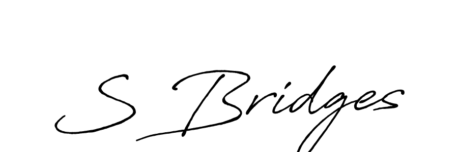 Also You can easily find your signature by using the search form. We will create S Bridges name handwritten signature images for you free of cost using Antro_Vectra_Bolder sign style. S Bridges signature style 7 images and pictures png