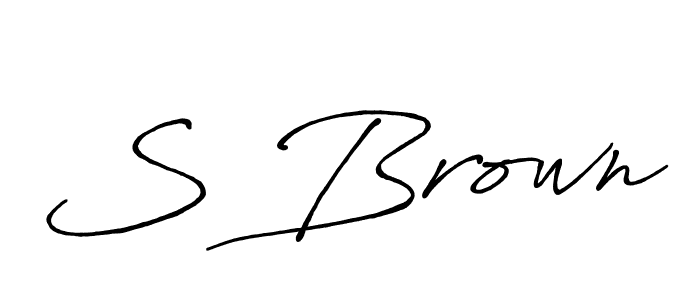 Once you've used our free online signature maker to create your best signature Antro_Vectra_Bolder style, it's time to enjoy all of the benefits that S Brown name signing documents. S Brown signature style 7 images and pictures png