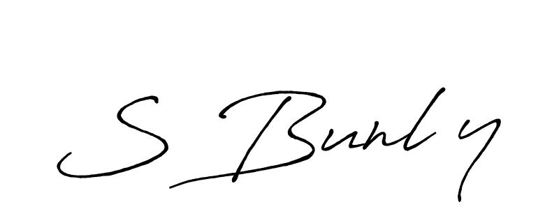 It looks lik you need a new signature style for name S Bunl^y. Design unique handwritten (Antro_Vectra_Bolder) signature with our free signature maker in just a few clicks. S Bunl^y signature style 7 images and pictures png