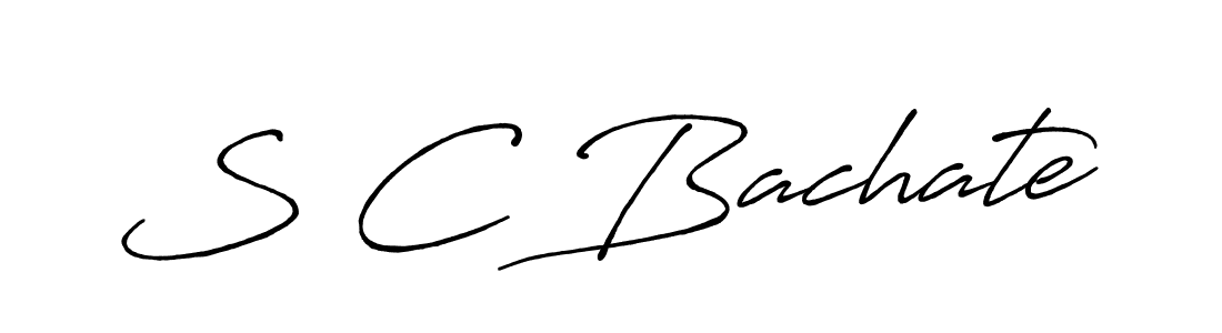 You can use this online signature creator to create a handwritten signature for the name S C Bachate. This is the best online autograph maker. S C Bachate signature style 7 images and pictures png