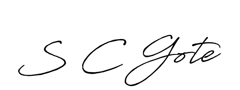 Antro_Vectra_Bolder is a professional signature style that is perfect for those who want to add a touch of class to their signature. It is also a great choice for those who want to make their signature more unique. Get S C Gote name to fancy signature for free. S C Gote signature style 7 images and pictures png