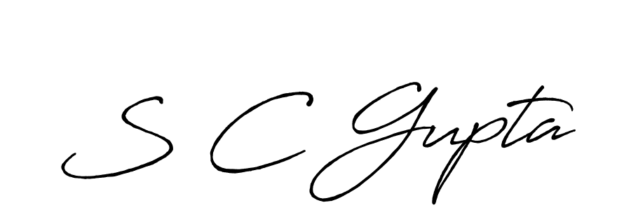 You should practise on your own different ways (Antro_Vectra_Bolder) to write your name (S C Gupta) in signature. don't let someone else do it for you. S C Gupta signature style 7 images and pictures png