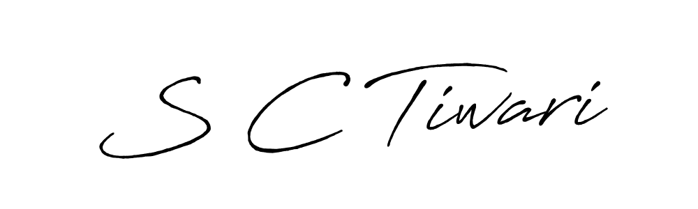 Also You can easily find your signature by using the search form. We will create S C Tiwari name handwritten signature images for you free of cost using Antro_Vectra_Bolder sign style. S C Tiwari signature style 7 images and pictures png