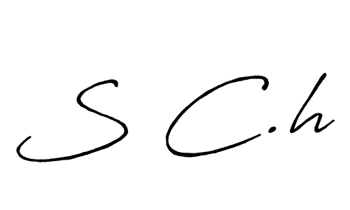 Make a short S C.h signature style. Manage your documents anywhere anytime using Antro_Vectra_Bolder. Create and add eSignatures, submit forms, share and send files easily. S C.h signature style 7 images and pictures png