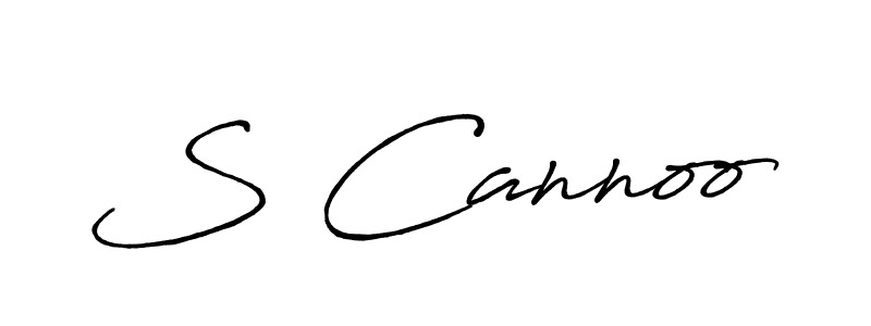 It looks lik you need a new signature style for name S Cannoo. Design unique handwritten (Antro_Vectra_Bolder) signature with our free signature maker in just a few clicks. S Cannoo signature style 7 images and pictures png
