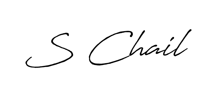 It looks lik you need a new signature style for name S Chail. Design unique handwritten (Antro_Vectra_Bolder) signature with our free signature maker in just a few clicks. S Chail signature style 7 images and pictures png