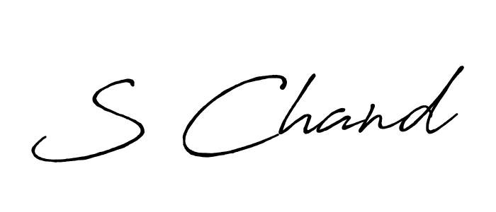 S Chand stylish signature style. Best Handwritten Sign (Antro_Vectra_Bolder) for my name. Handwritten Signature Collection Ideas for my name S Chand. S Chand signature style 7 images and pictures png