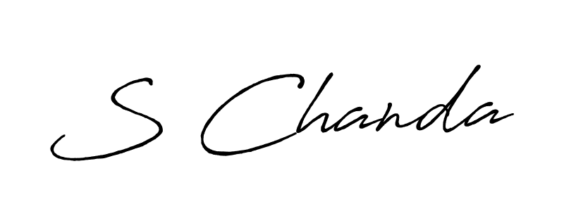 Here are the top 10 professional signature styles for the name S Chanda. These are the best autograph styles you can use for your name. S Chanda signature style 7 images and pictures png