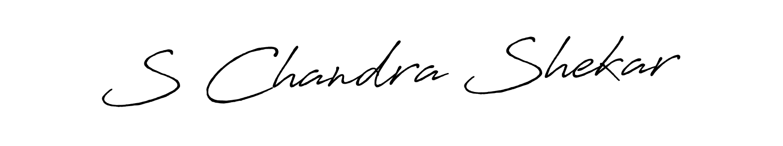 Make a short S Chandra Shekar signature style. Manage your documents anywhere anytime using Antro_Vectra_Bolder. Create and add eSignatures, submit forms, share and send files easily. S Chandra Shekar signature style 7 images and pictures png