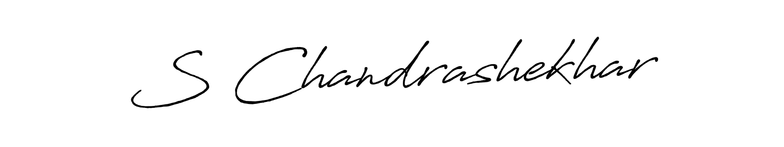 You should practise on your own different ways (Antro_Vectra_Bolder) to write your name (S Chandrashekhar) in signature. don't let someone else do it for you. S Chandrashekhar signature style 7 images and pictures png