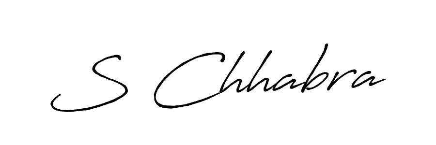 if you are searching for the best signature style for your name S Chhabra. so please give up your signature search. here we have designed multiple signature styles  using Antro_Vectra_Bolder. S Chhabra signature style 7 images and pictures png