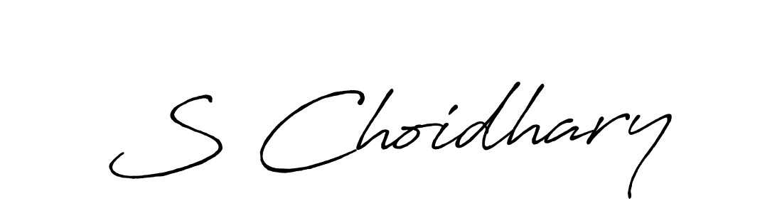 Make a beautiful signature design for name S Choidhary. Use this online signature maker to create a handwritten signature for free. S Choidhary signature style 7 images and pictures png
