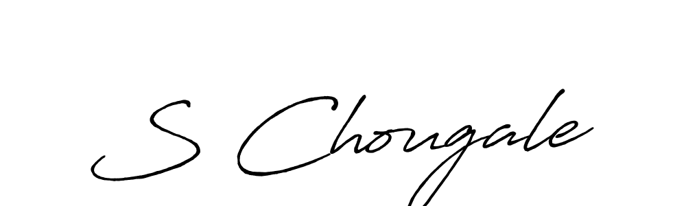 Create a beautiful signature design for name S Chougale. With this signature (Antro_Vectra_Bolder) fonts, you can make a handwritten signature for free. S Chougale signature style 7 images and pictures png