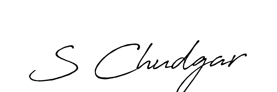 You can use this online signature creator to create a handwritten signature for the name S Chudgar. This is the best online autograph maker. S Chudgar signature style 7 images and pictures png