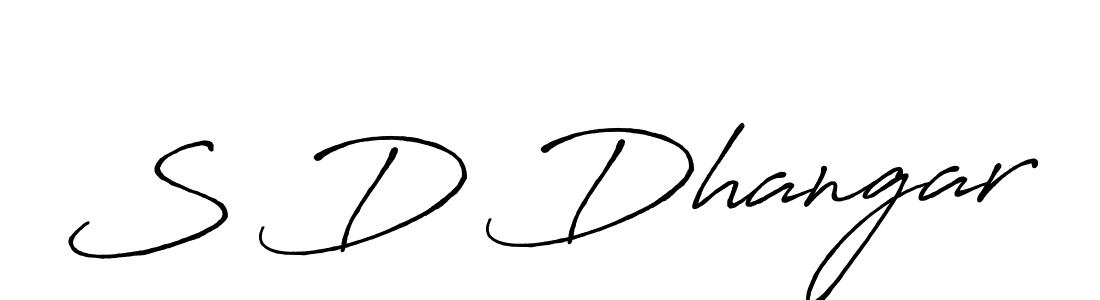 It looks lik you need a new signature style for name S D Dhangar. Design unique handwritten (Antro_Vectra_Bolder) signature with our free signature maker in just a few clicks. S D Dhangar signature style 7 images and pictures png
