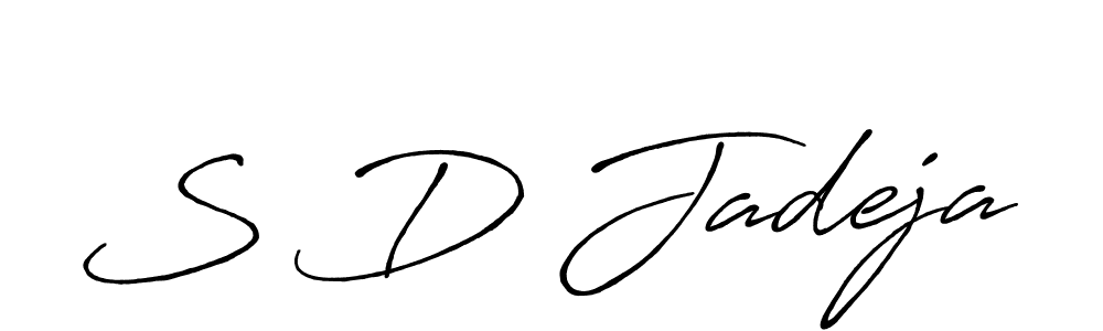 How to Draw S D Jadeja signature style? Antro_Vectra_Bolder is a latest design signature styles for name S D Jadeja. S D Jadeja signature style 7 images and pictures png