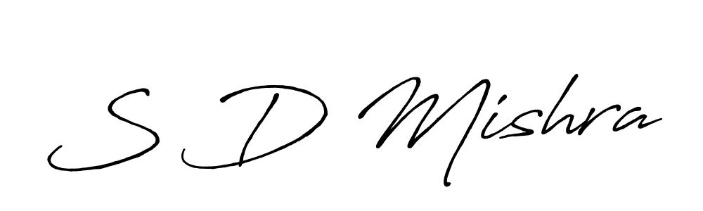 Also You can easily find your signature by using the search form. We will create S D Mishra name handwritten signature images for you free of cost using Antro_Vectra_Bolder sign style. S D Mishra signature style 7 images and pictures png