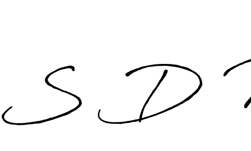 S D N stylish signature style. Best Handwritten Sign (Antro_Vectra_Bolder) for my name. Handwritten Signature Collection Ideas for my name S D N. S D N signature style 7 images and pictures png