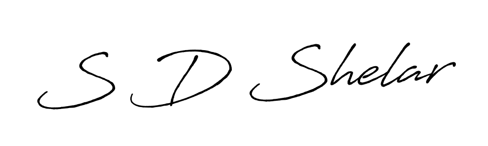 How to make S D Shelar signature? Antro_Vectra_Bolder is a professional autograph style. Create handwritten signature for S D Shelar name. S D Shelar signature style 7 images and pictures png