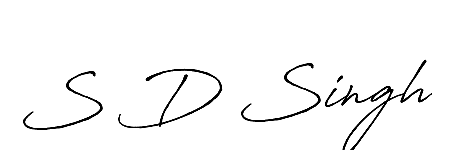 if you are searching for the best signature style for your name S D Singh. so please give up your signature search. here we have designed multiple signature styles  using Antro_Vectra_Bolder. S D Singh signature style 7 images and pictures png