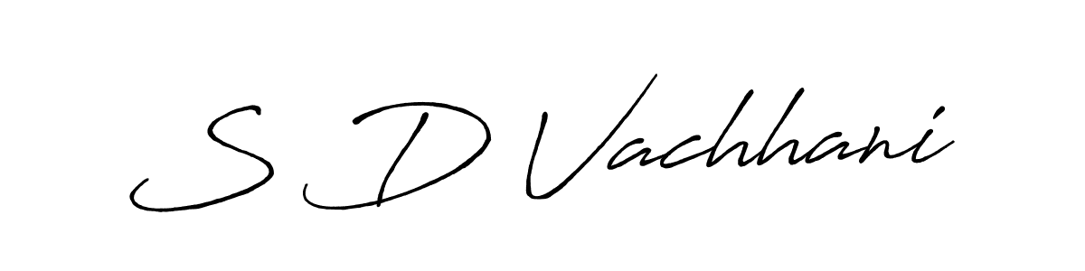 How to Draw S D Vachhani signature style? Antro_Vectra_Bolder is a latest design signature styles for name S D Vachhani. S D Vachhani signature style 7 images and pictures png