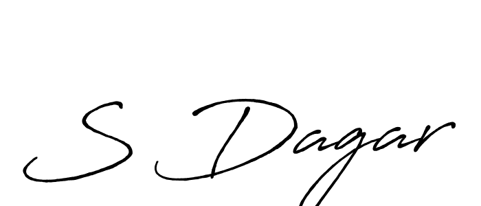 S Dagar stylish signature style. Best Handwritten Sign (Antro_Vectra_Bolder) for my name. Handwritten Signature Collection Ideas for my name S Dagar. S Dagar signature style 7 images and pictures png