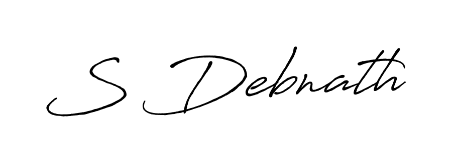 You should practise on your own different ways (Antro_Vectra_Bolder) to write your name (S Debnath) in signature. don't let someone else do it for you. S Debnath signature style 7 images and pictures png