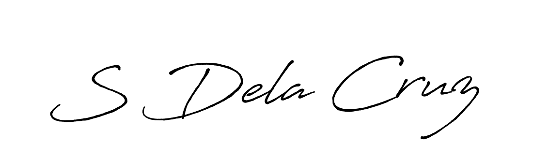 Antro_Vectra_Bolder is a professional signature style that is perfect for those who want to add a touch of class to their signature. It is also a great choice for those who want to make their signature more unique. Get S Dela Cruz name to fancy signature for free. S Dela Cruz signature style 7 images and pictures png