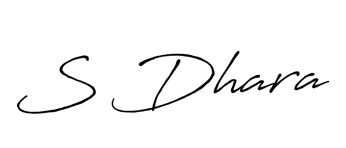 Use a signature maker to create a handwritten signature online. With this signature software, you can design (Antro_Vectra_Bolder) your own signature for name S Dhara. S Dhara signature style 7 images and pictures png