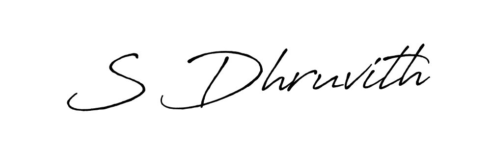 Antro_Vectra_Bolder is a professional signature style that is perfect for those who want to add a touch of class to their signature. It is also a great choice for those who want to make their signature more unique. Get S Dhruvith name to fancy signature for free. S Dhruvith signature style 7 images and pictures png