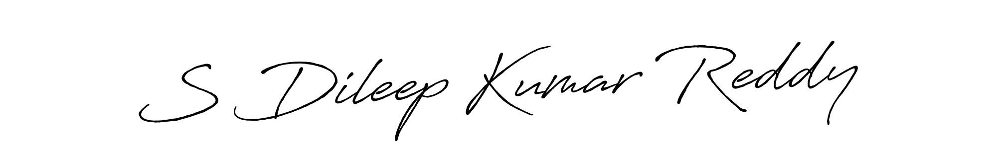 Also You can easily find your signature by using the search form. We will create S Dileep Kumar Reddy name handwritten signature images for you free of cost using Antro_Vectra_Bolder sign style. S Dileep Kumar Reddy signature style 7 images and pictures png